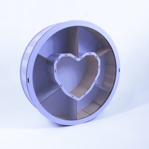 Pudełko z serduszkiem w środku 40cm w średnicy